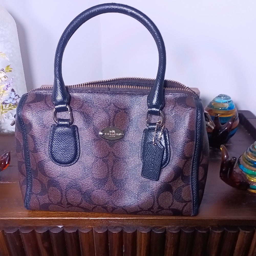 Coach Brown Signature Handbag